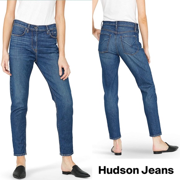 Hudson Jeans Bettie High-Rise Taper Jeans Blue Size 26 - Picture 1 of 13